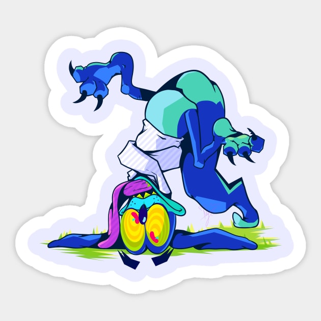 Ripper Roo 2 Sticker by Fluffbot's Lair